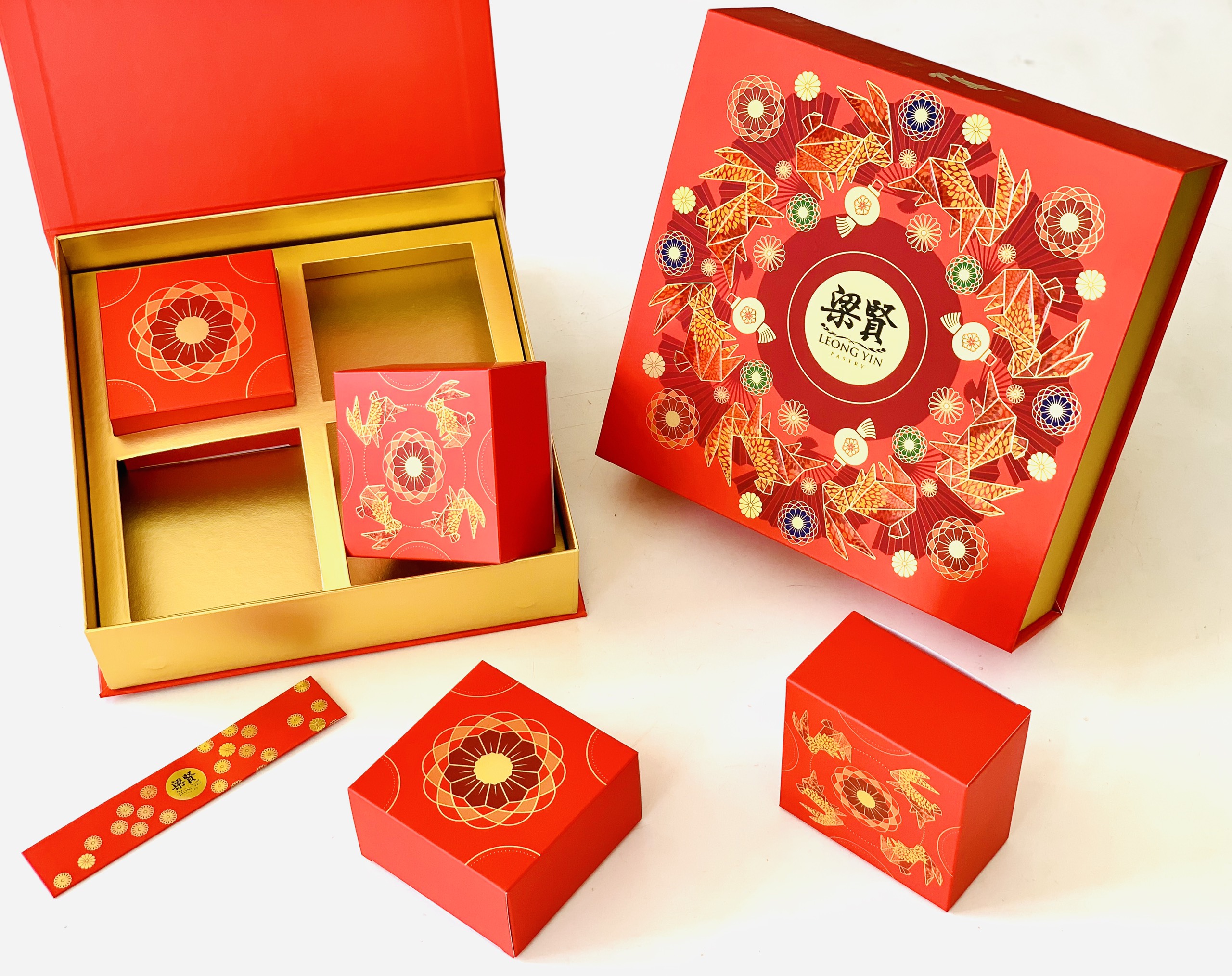 in hộp giấy bánh trung thu