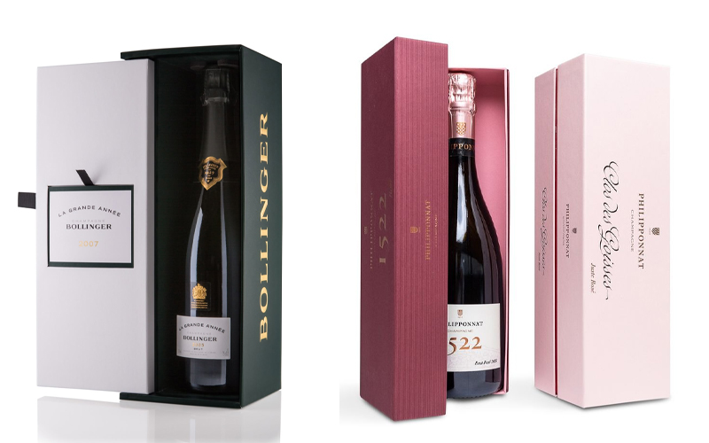 in hộp giấy rượu bằng giấy