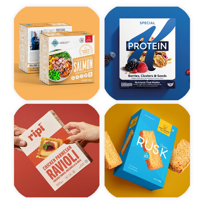 in hộp giấy thực phẩm